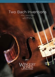 Two Bach Inventions Orchestra sheet music cover Thumbnail
